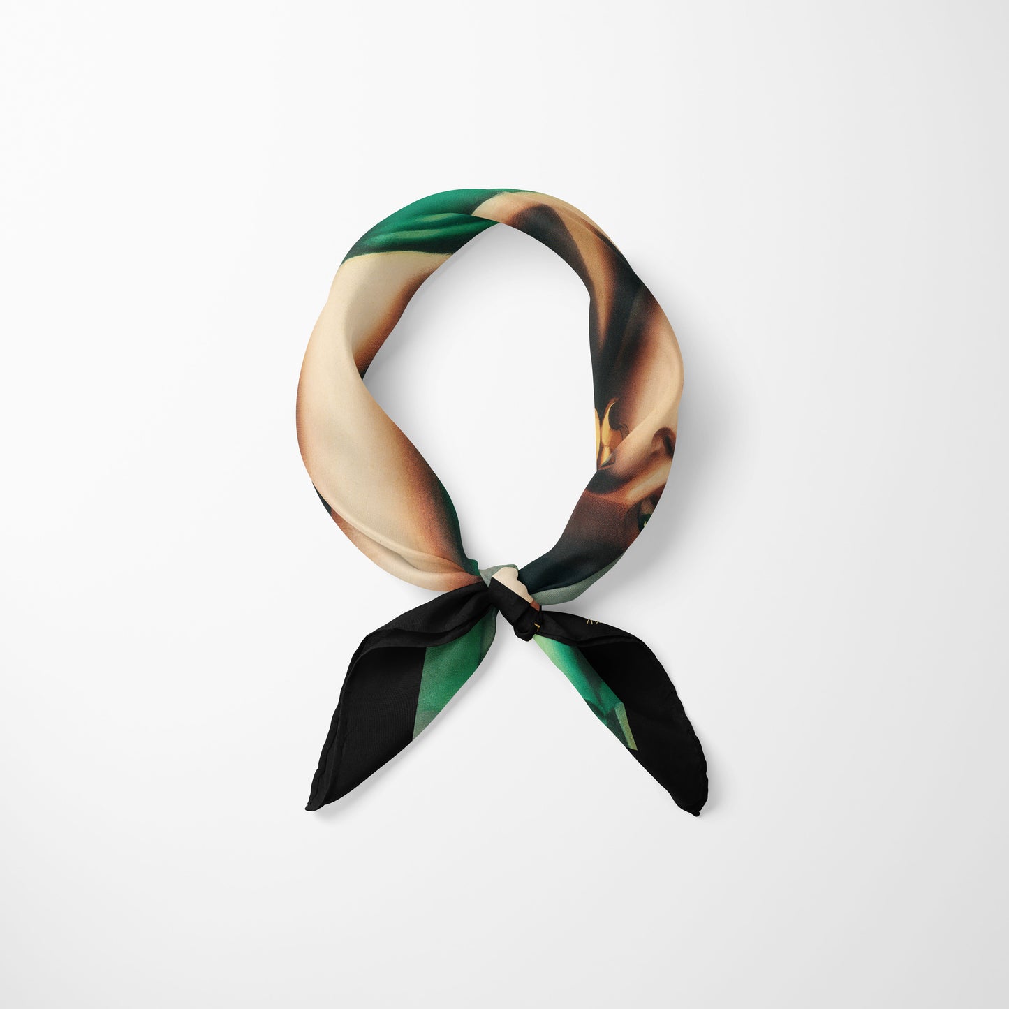 Lady in the Green Dress Silk Scarf